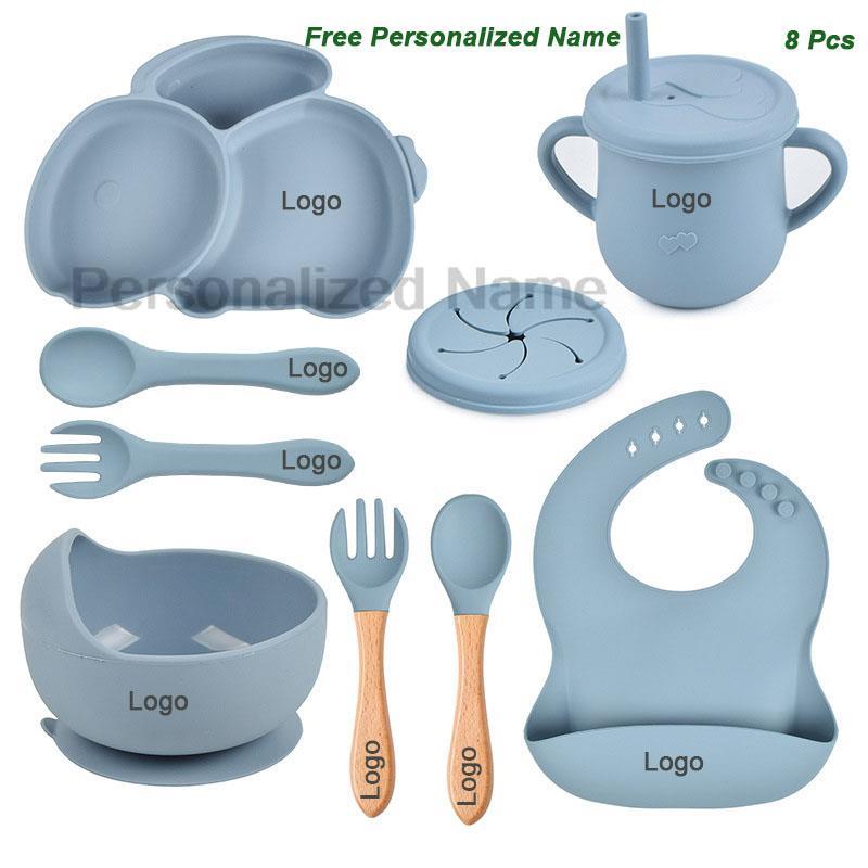 Baby Food Menu - Kostenlose personalisierte Name Baby Silikon Kaninchen