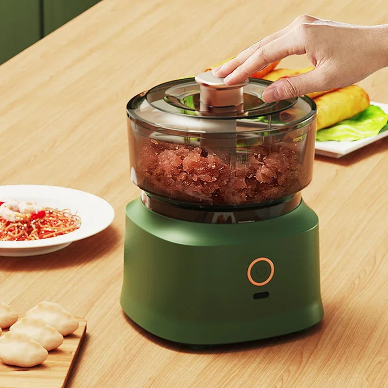 Baby Food Vegetables - Mini-Fleischzerkleinerer Elektrischer Knoblauchzerkleinerer Multifunktionale Kabellose Küchenmaschine