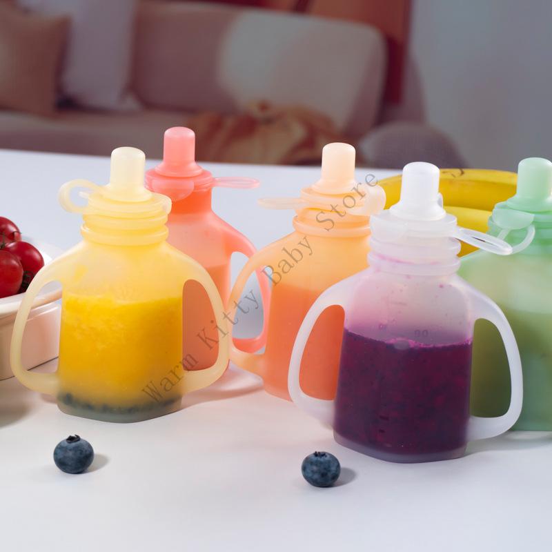 Baby Food Vegetables - XXFE 110 Babynahrungsbehälter, große Kapazität, Silikon-Aufbewahrungstasche