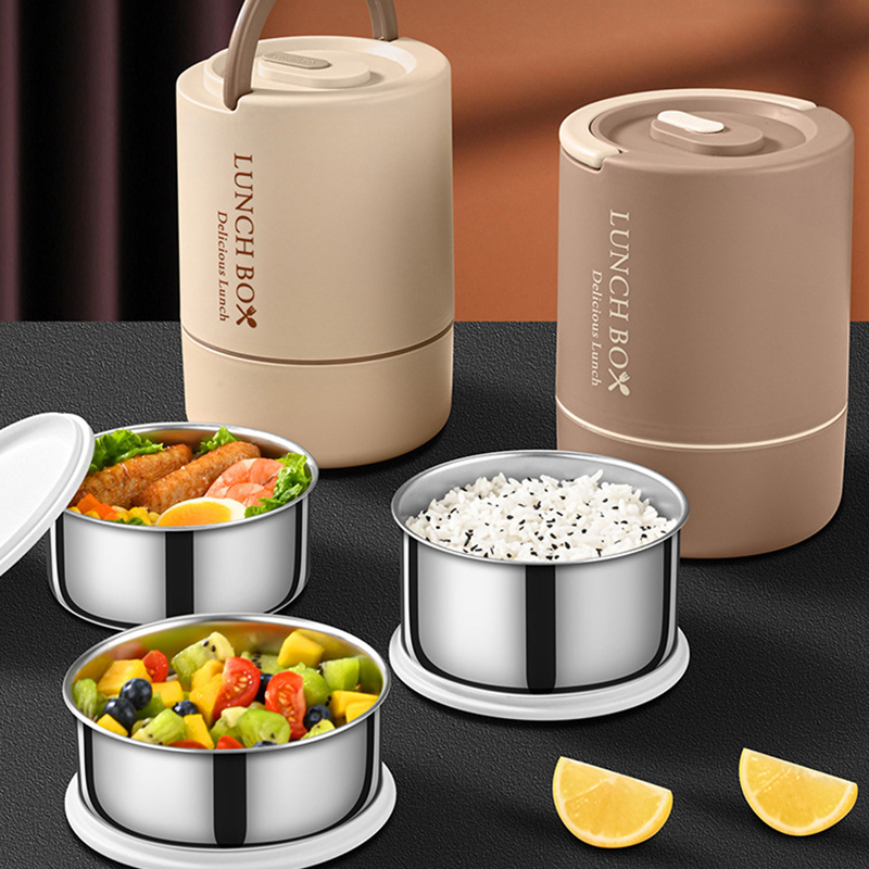 Baby Food Warmer - 4-teiliges Set Tragbare Lunchboxen (47,5 Unzen),