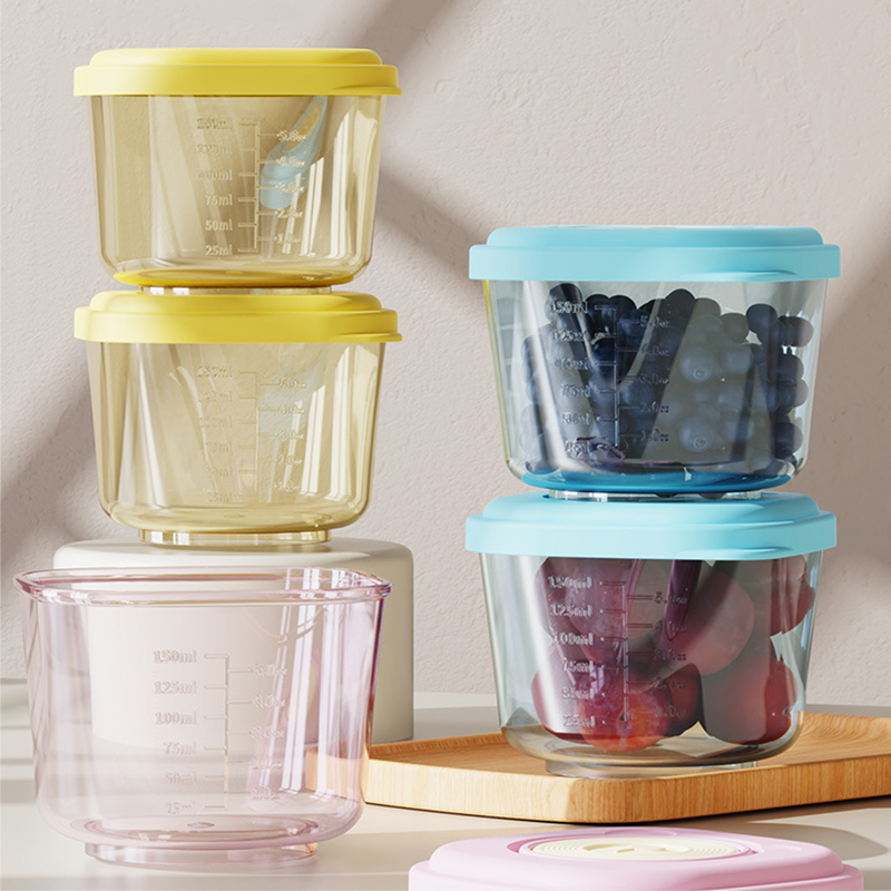 Baby Food Warmer - 6 Stück Aufbewahrungsbehälter für Babynahrung –
