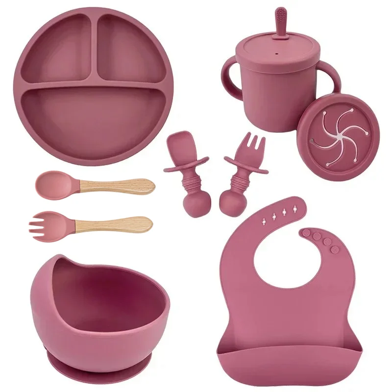 Baby Food Menu - Food Grade Silikon Kind Geschirr Set