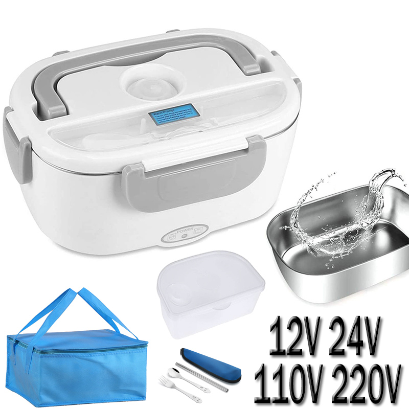 Baby Food Warmer - Edelstahl Elektrische Heizung Lunch Box 12V