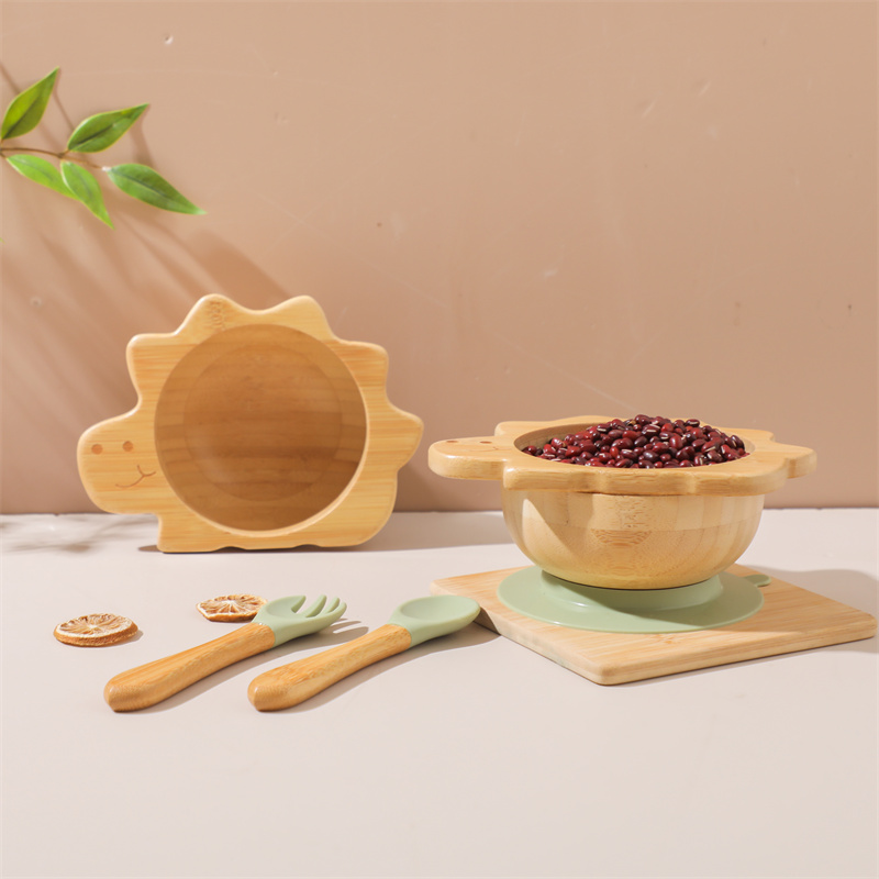 Baby Holzgeschirr Set Dinosaur – Baby Food Menu Bewertung und Preis