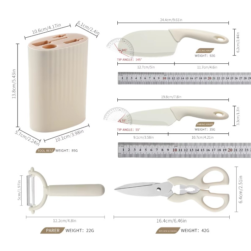 5-teiliges Küchen-Werkzeugset  – Baby Food Scissors Bewertung und Preis