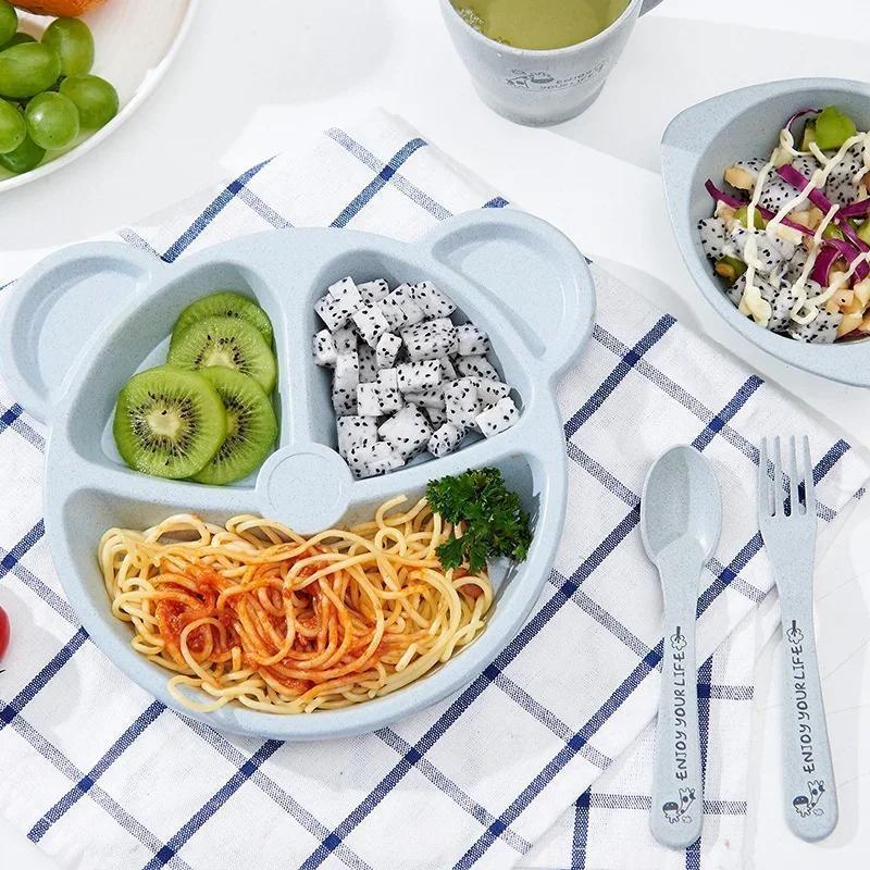Baby Schüssel Löffel Gabel Set – Baby Food Menu Bewertung und Preis