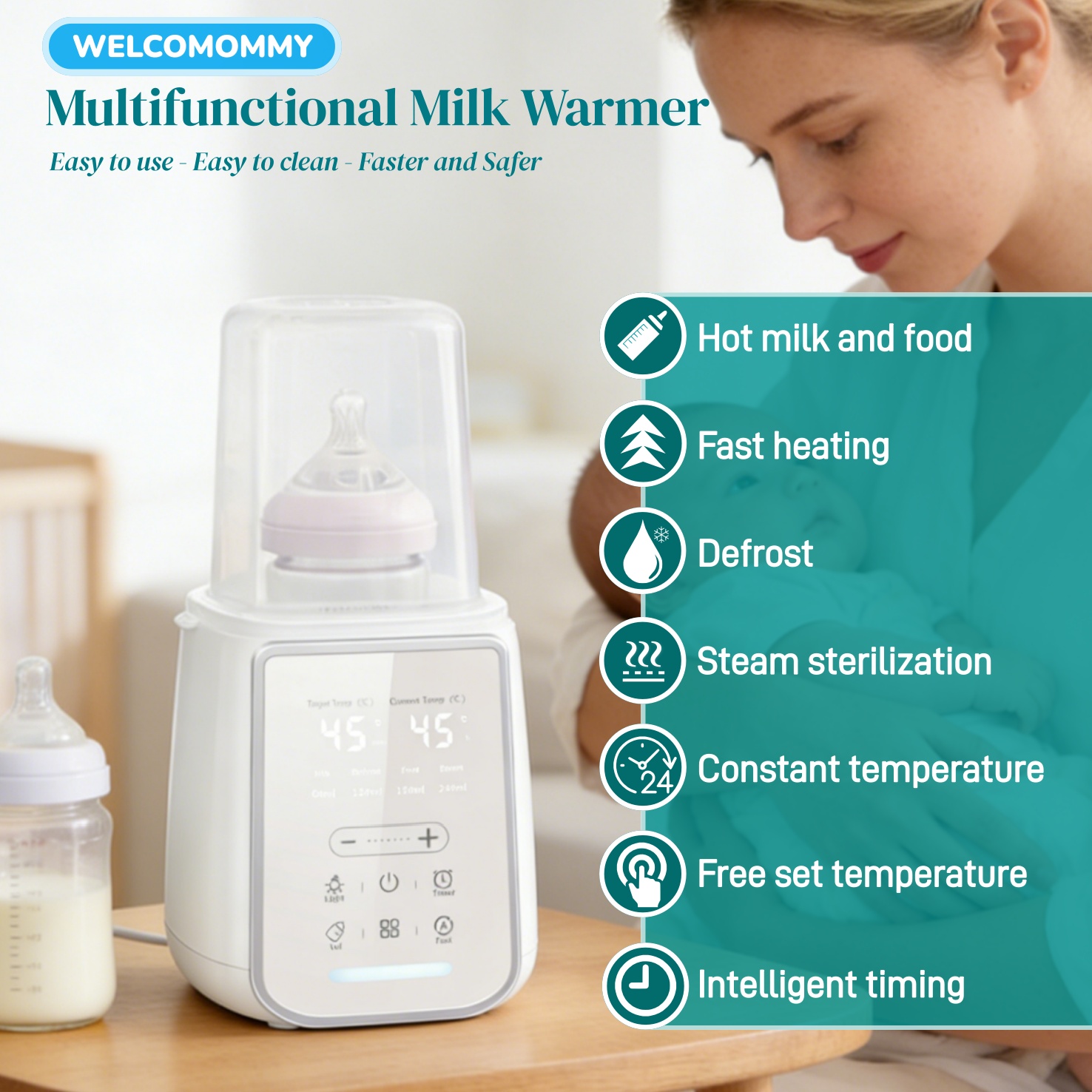 8-in-1-Muttermilchwärmer für B – Baby Food Warmer Bewertung und Preis