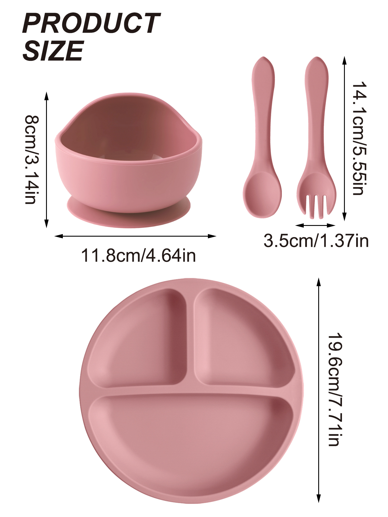 4PCS Baby Silikon Fütterung Se – Baby Food Menu Bewertung und Preis