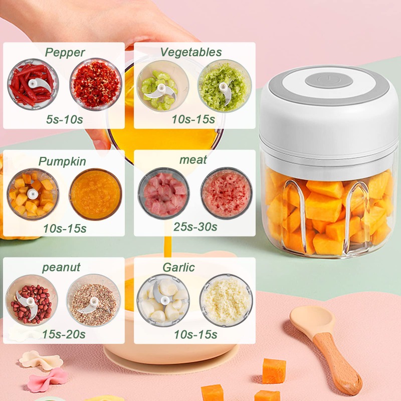 250ML Elektrischer Knoblauchze – Baby Food Vegetables Bewertung und Preis