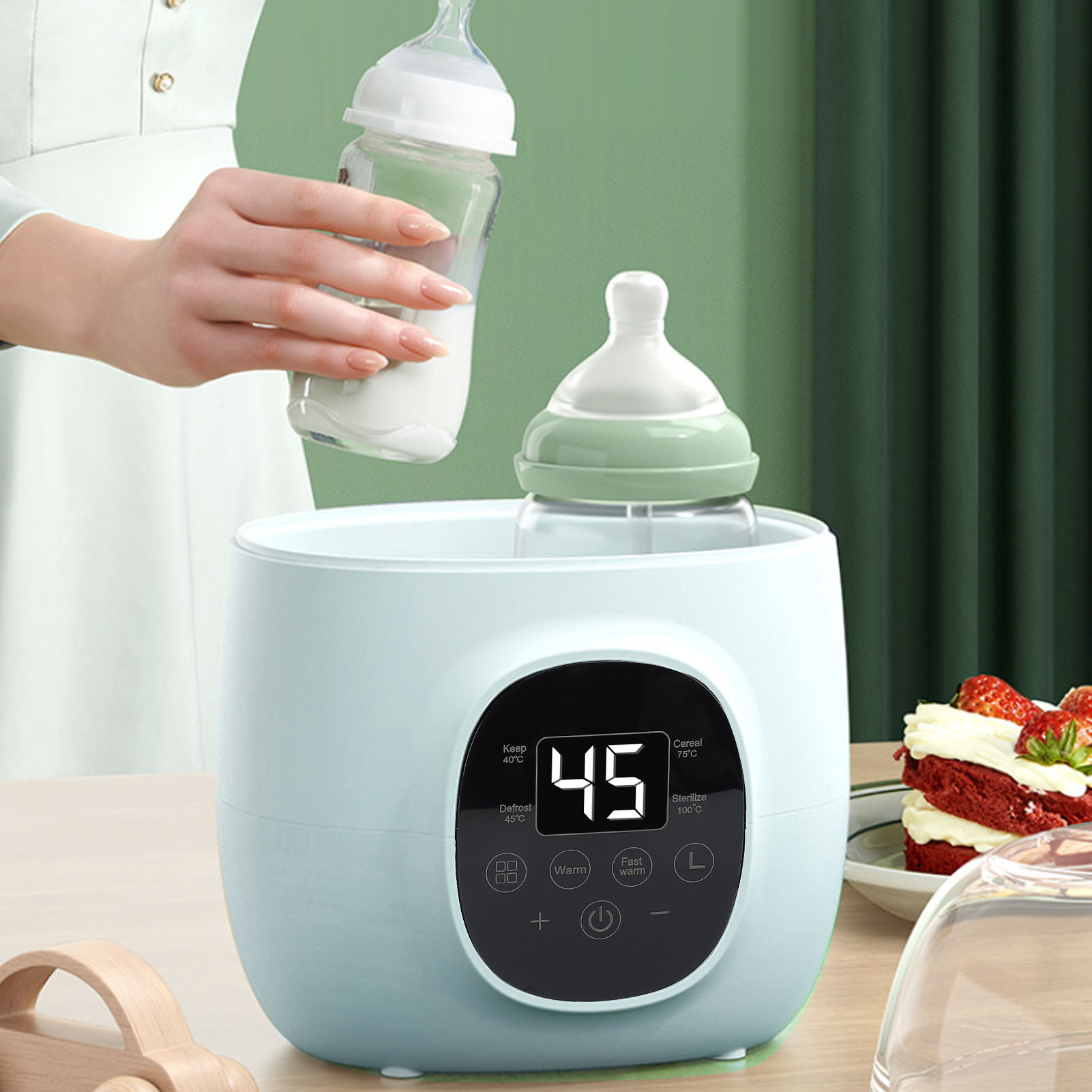Babyflaschenwärmer, 200 W, PP, – Baby Food Warmer Bewertung und Preis
